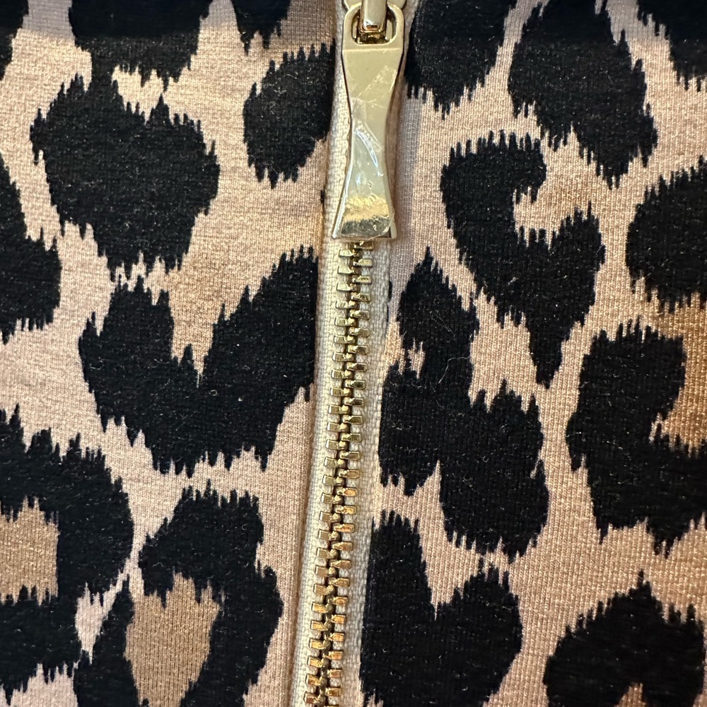 Kate Spade New York leopard print ponte fit & flare dress - Picture 5 of 6